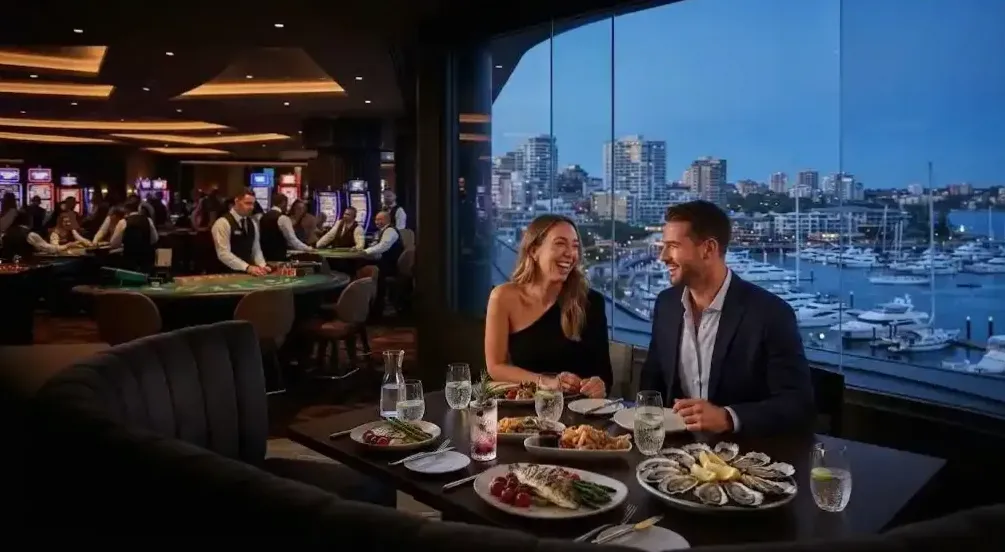 Oysters with finger lime mignonette