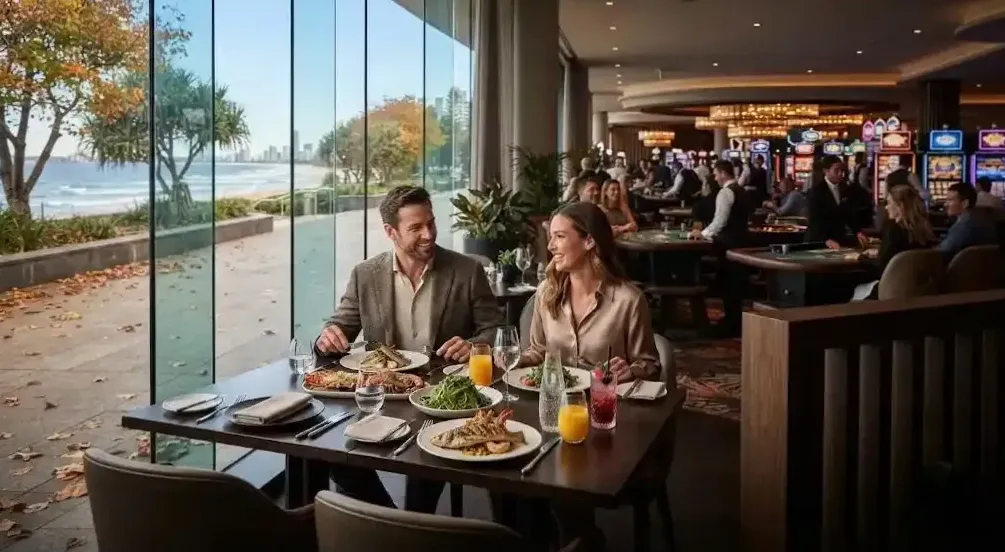 Private event room adjacent to the casino floor